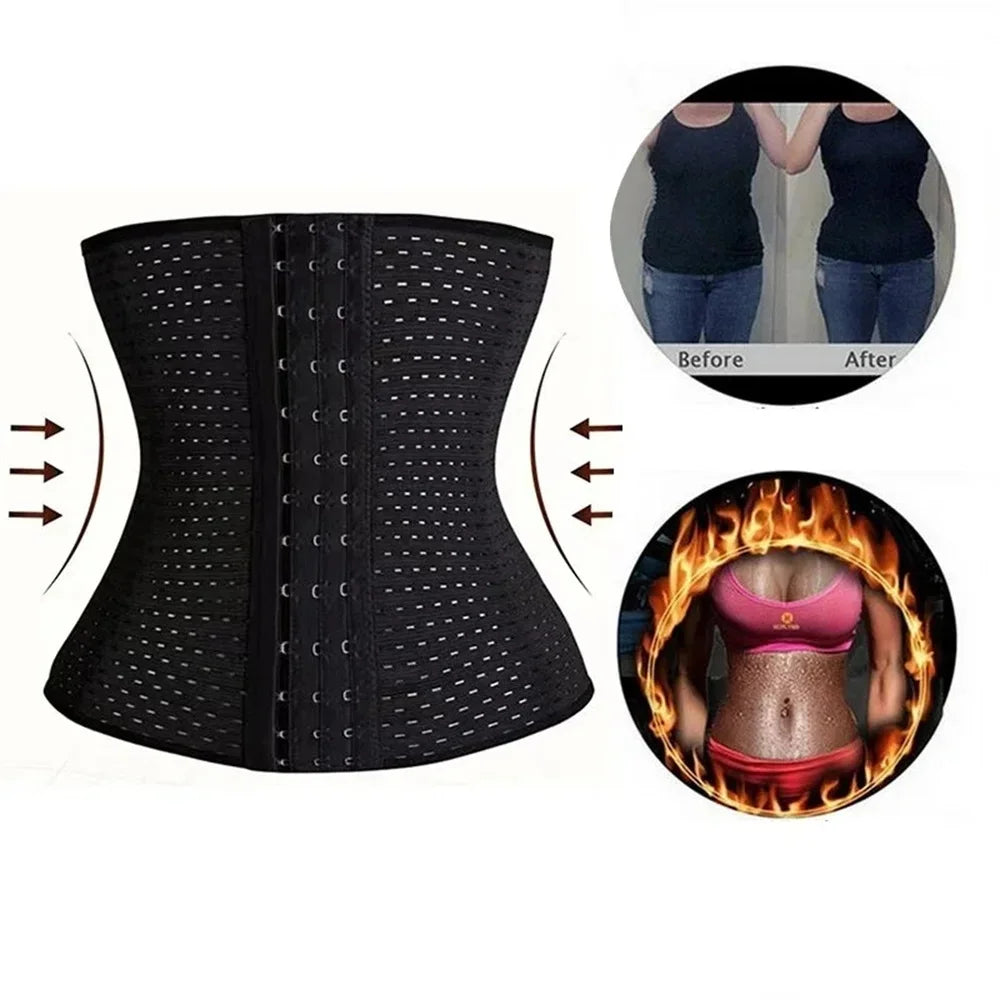 Postpartum Corset & Tummy Shaper – Black
